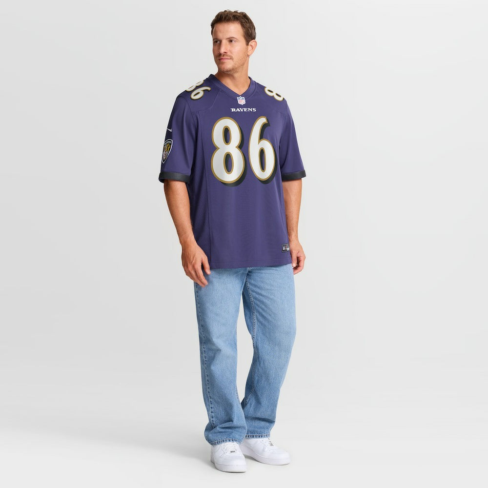 Cornelius Johnson  Team Game Jersey - Baltimore Ravens Jerseys