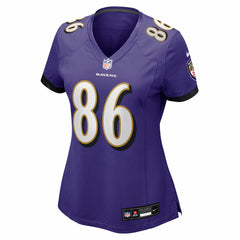 Cornelius Johnson  Women's Team Game Jersey - Baltimore Ravens Jerseys