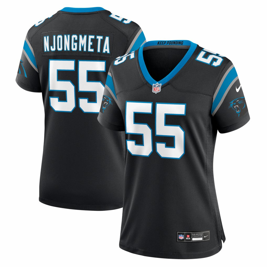 Maema Njongmeta  Women's Team Game Jersey - Carolina Panthers Jerseys