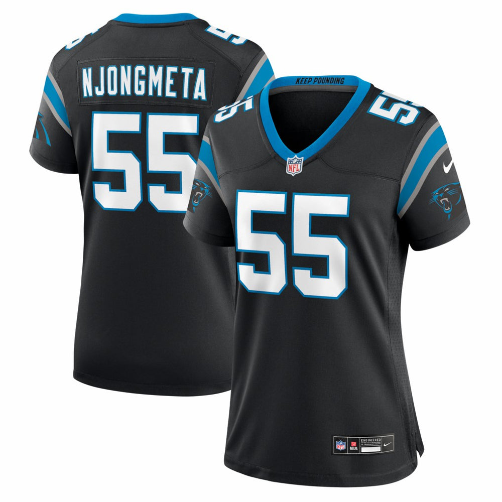 Maema Njongmeta  Women's Team Game Jersey - Carolina Panthers Jerseys