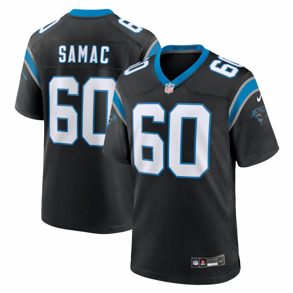 Nick Samac  Team Game Jersey - Carolina Panthers Jerseys