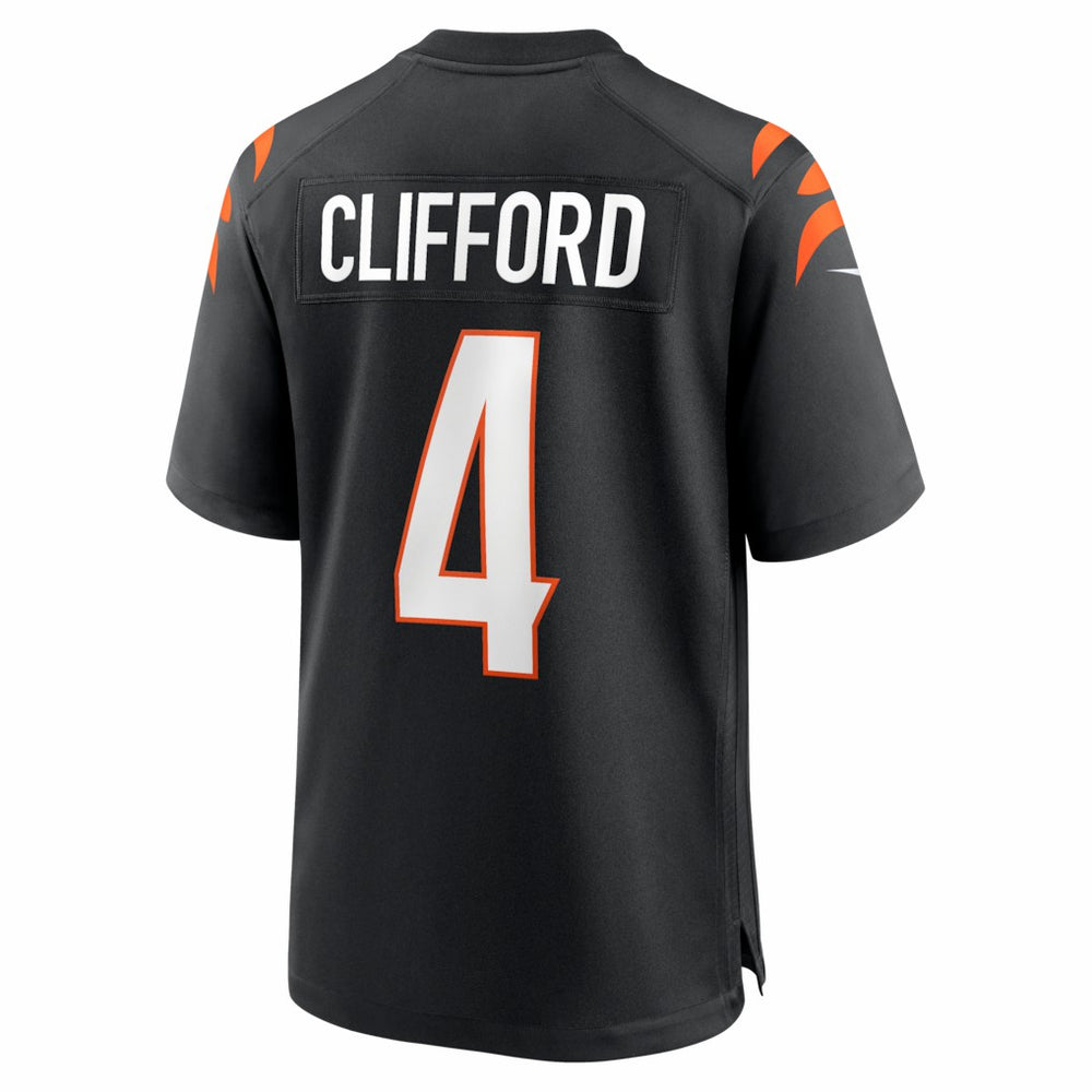 Sean Clifford  Team Game Jersey - Cincinnati Bengals Jerseys
