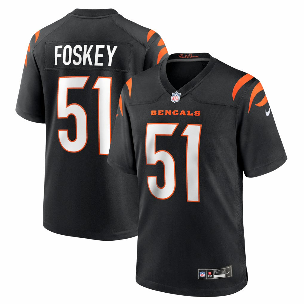Isaiah Foskey  Team Game Jersey - Cincinnati Bengals Jerseys
