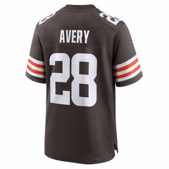 Tre Avery  Team Game Jersey - Cleveland Browns Jerseys