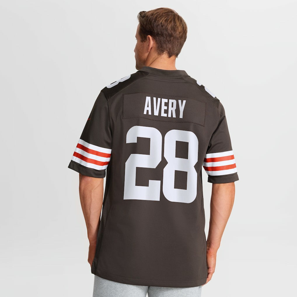 Tre Avery  Team Game Jersey - Cleveland Browns Jerseys