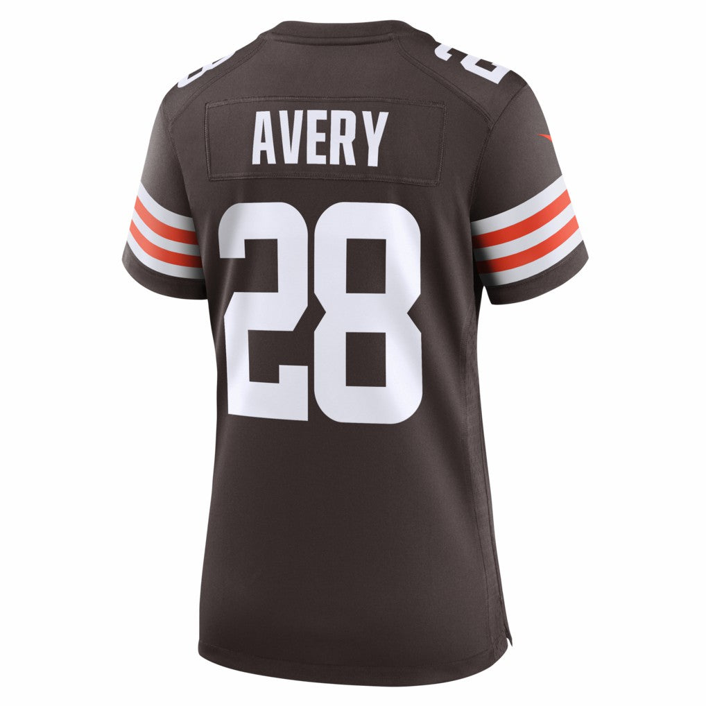 Tre Avery  Women's Team Game Jersey - Cleveland Browns Jerseys