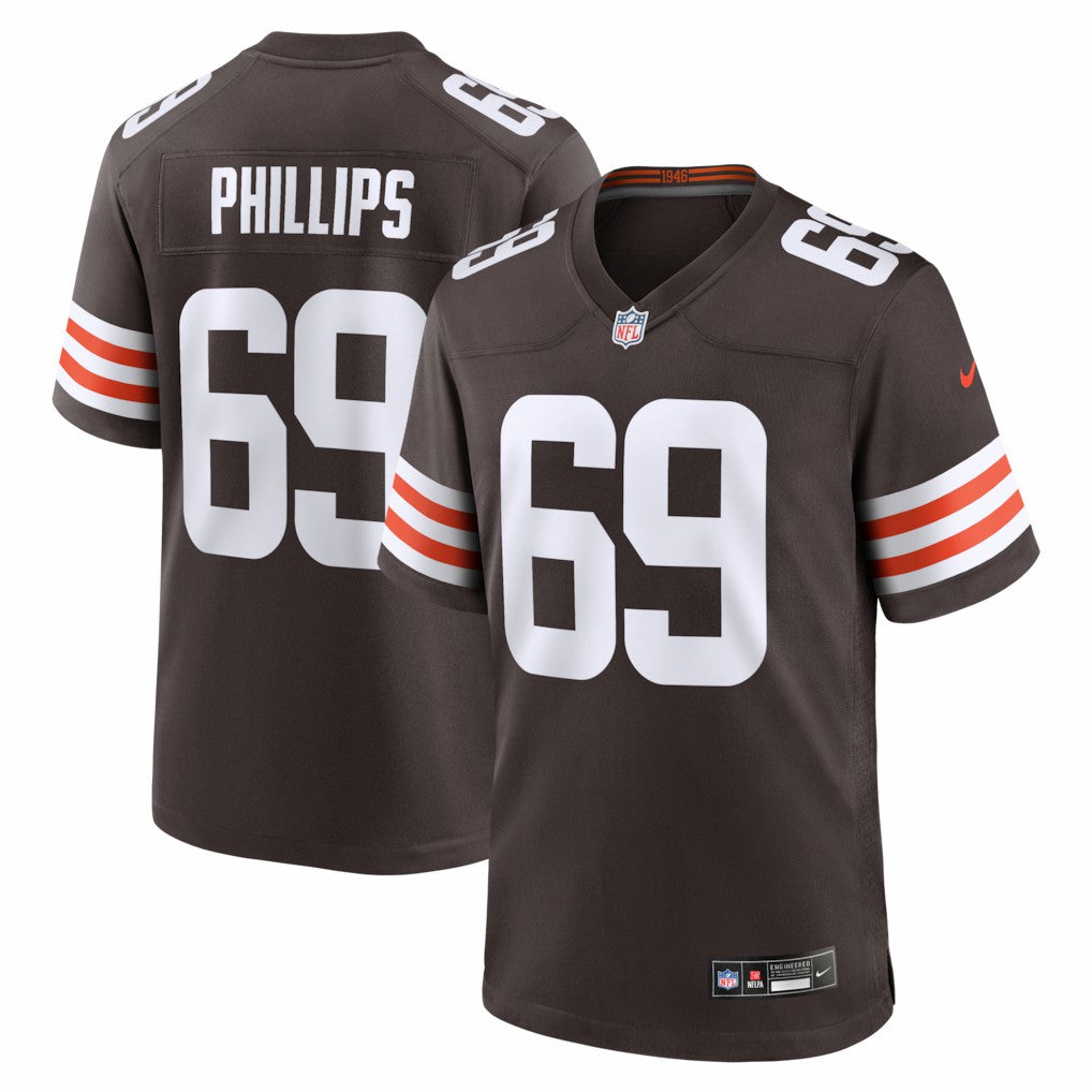 Tyre Phillips  Team Game Jersey - Cleveland Browns Jerseys