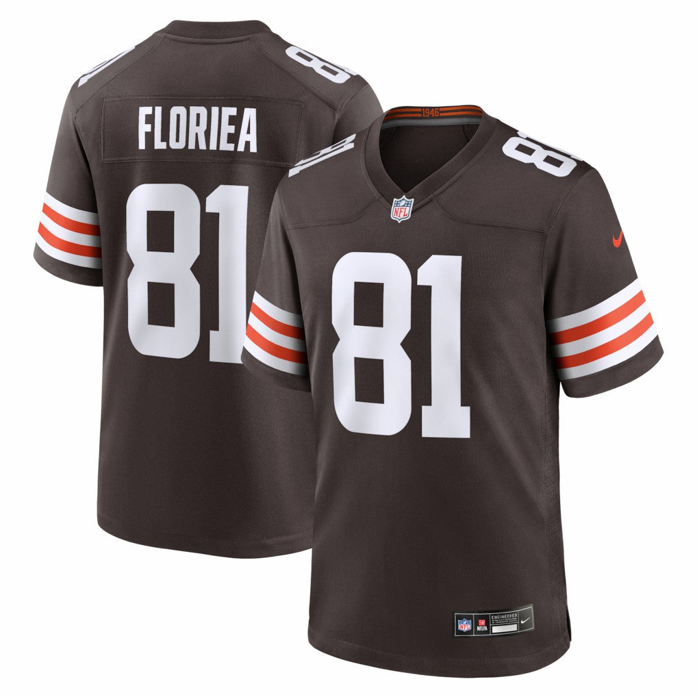 Luke Floriea  Team Game Jersey - Cleveland Browns Jerseys