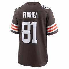 Luke Floriea  Team Game Jersey - Cleveland Browns Jerseys