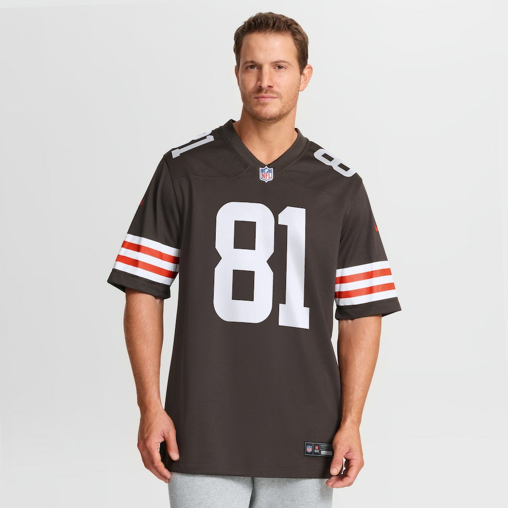 Luke Floriea  Team Game Jersey - Cleveland Browns Jerseys