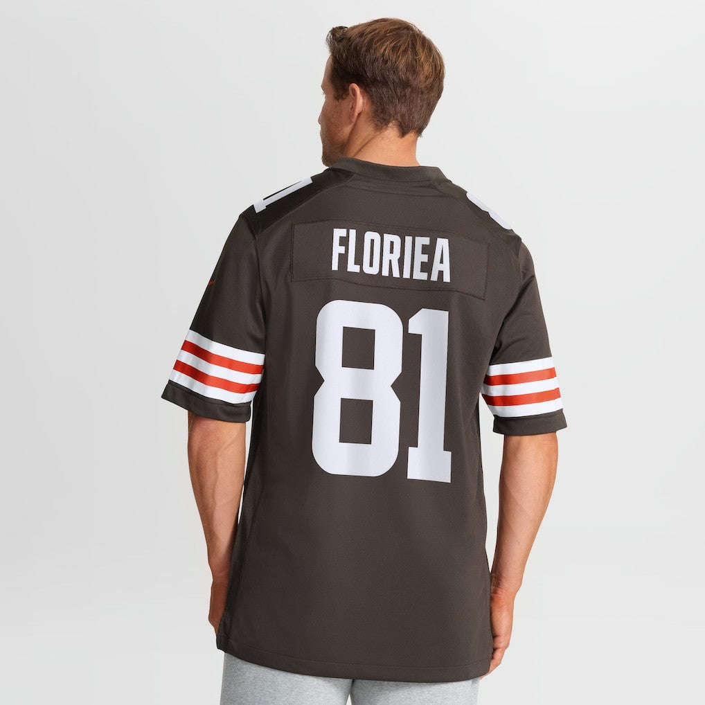 Luke Floriea  Team Game Jersey - Cleveland Browns Jerseys