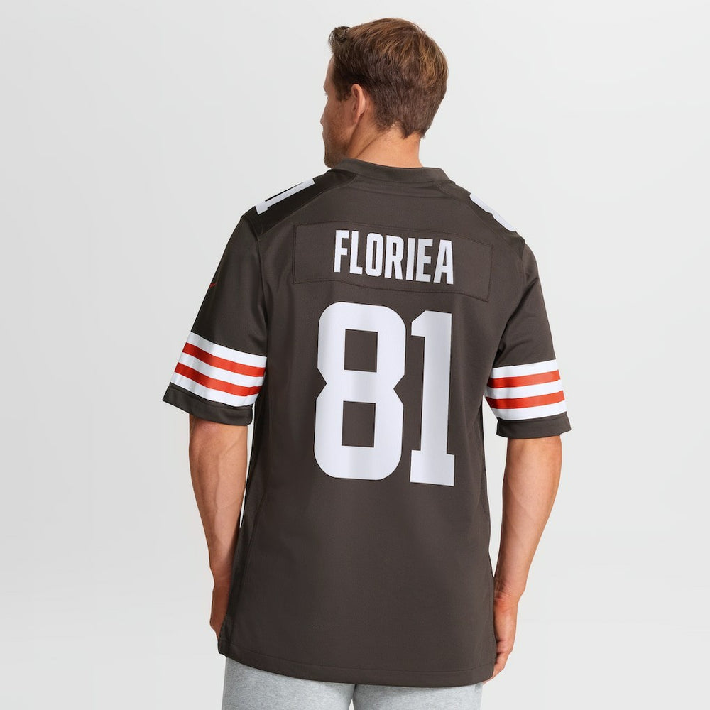 Luke Floriea  Team Game Jersey - Cleveland Browns Jerseys