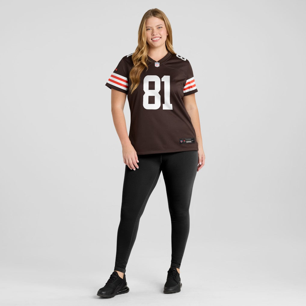 Luke Floriea  Women's Team Game Jersey - Cleveland Browns Jerseys