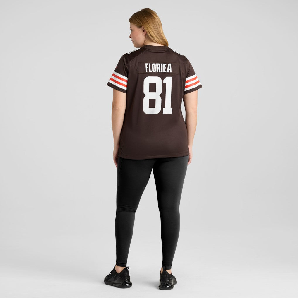 Luke Floriea  Women's Team Game Jersey - Cleveland Browns Jerseys
