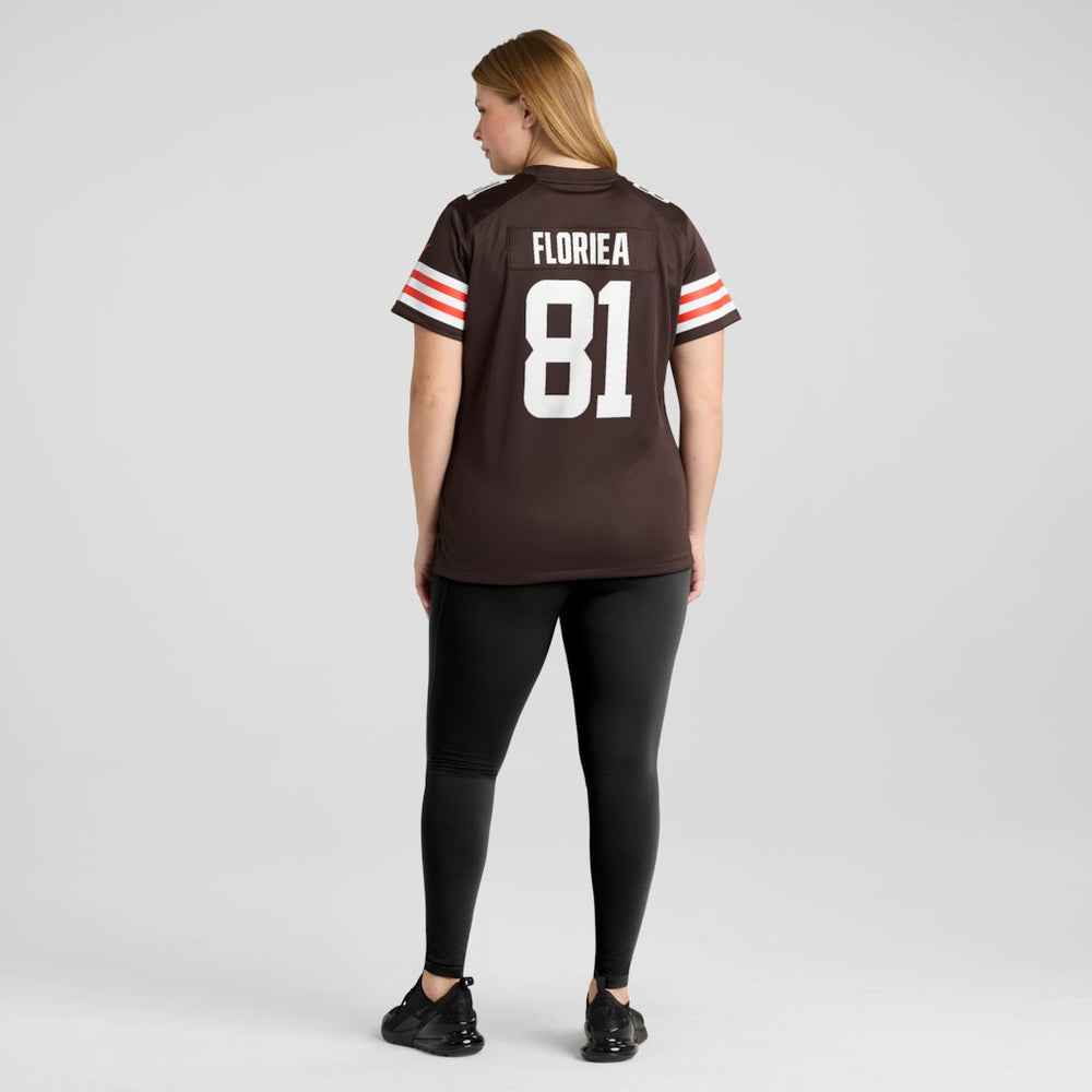 Luke Floriea  Women's Team Game Jersey - Cleveland Browns Jerseys