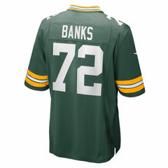 Brant Banks  Team Game Jersey - Green Bay Packers Jerseys