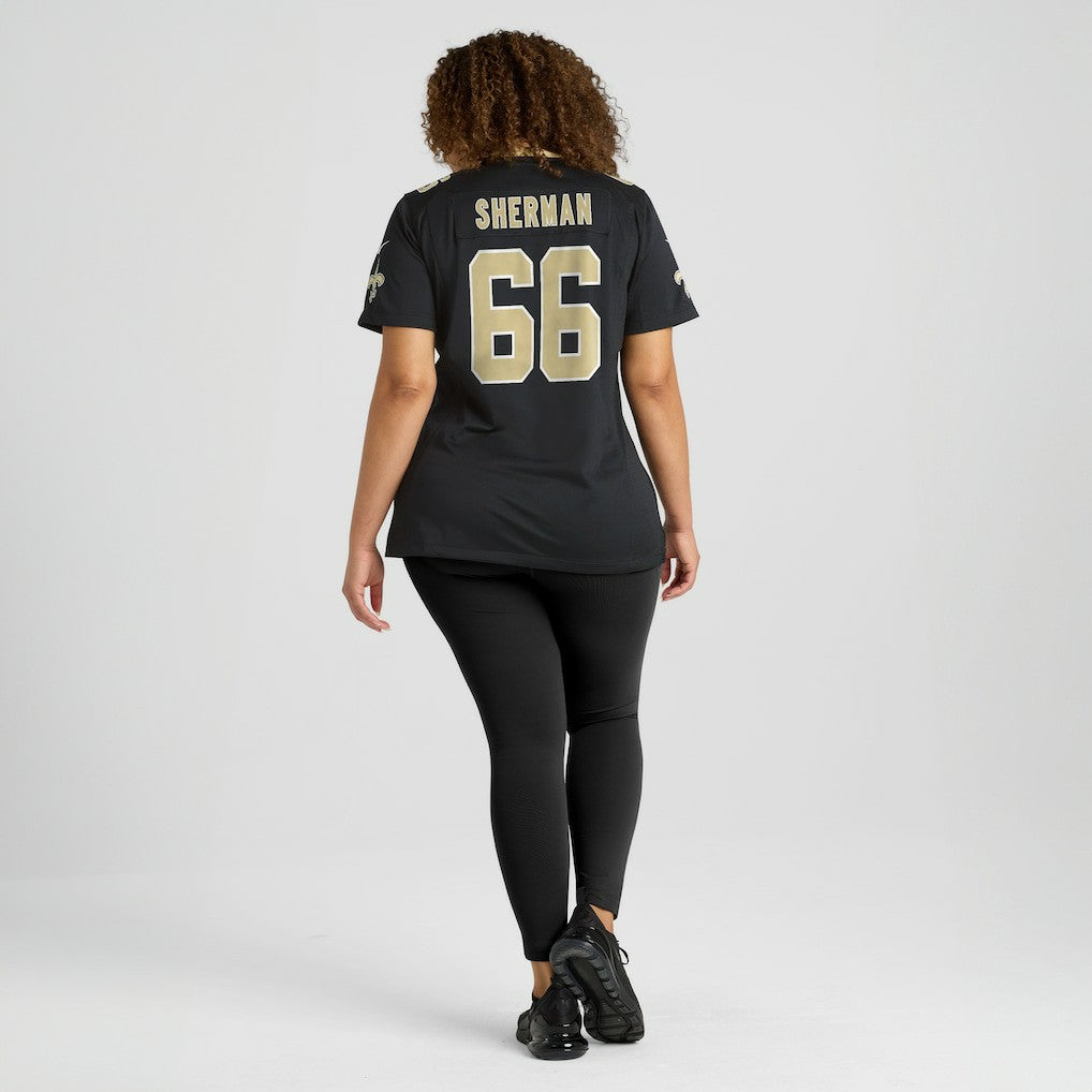 William Sherman  Women's Team Game Jersey - New Orleans Saints Jerseys