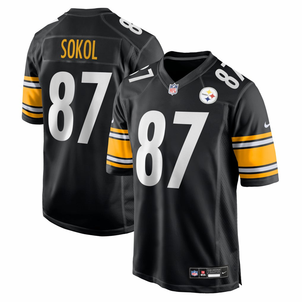Matt Sokol  Team Game Jersey - Pittsburgh Steelers Jerseys