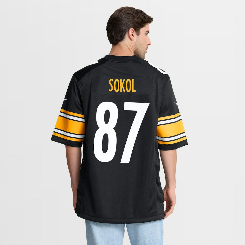 Matt Sokol  Team Game Jersey - Pittsburgh Steelers Jerseys