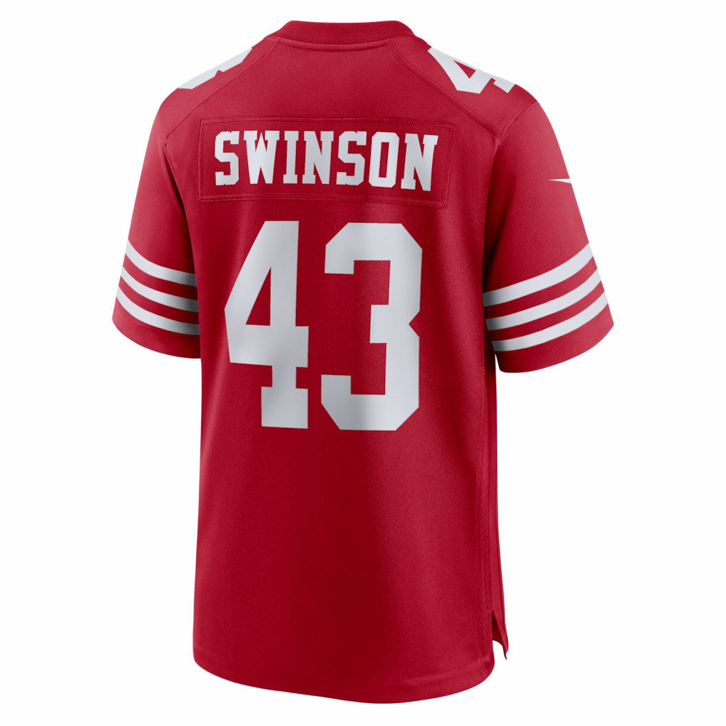 Messiah Swinson  Team Game Jersey - San Francisco 49ers Jerseys