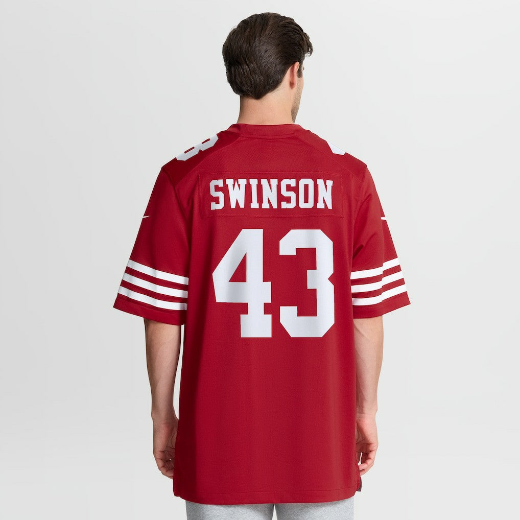 Messiah Swinson  Team Game Jersey - San Francisco 49ers Jerseys