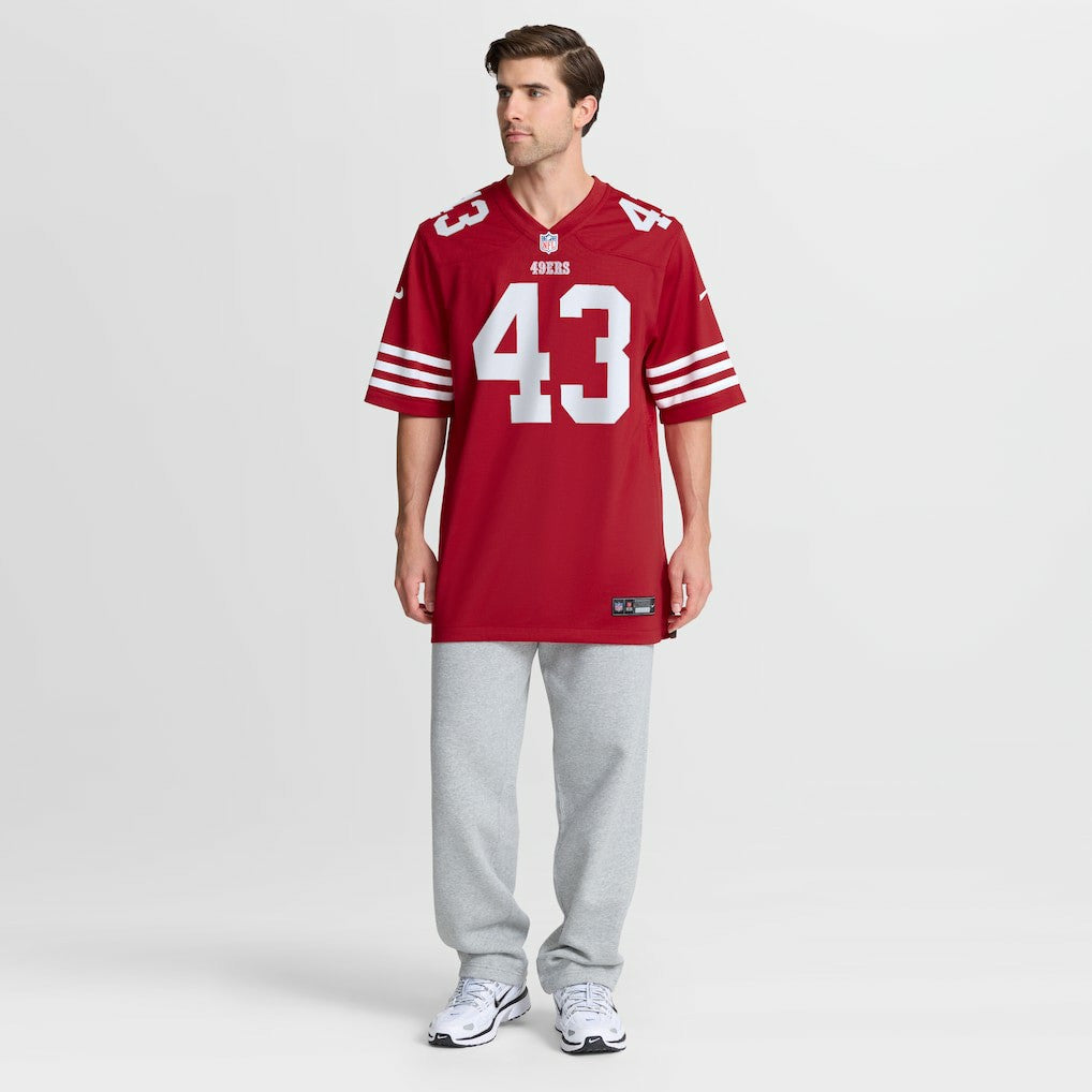 Messiah Swinson  Team Game Jersey - San Francisco 49ers Jerseys