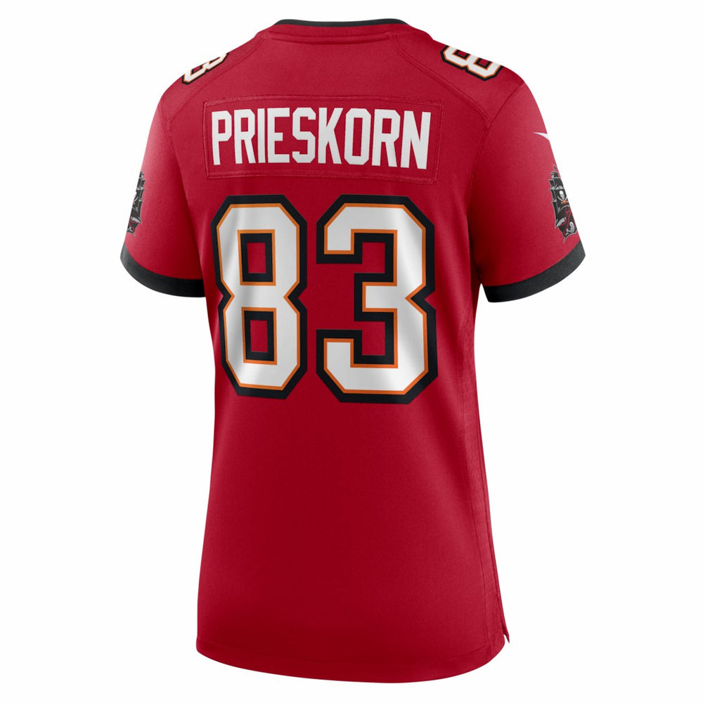 Caden Prieskorn  Women's Team Game Jersey - Tampa Bay Buccaneers Jerseys