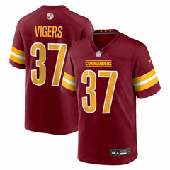 Car'lin Vigers  Team Game Jersey - Washington Commanders Jerseys