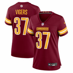 Car'lin Vigers  Women's Team Game Jersey - Washington Commanders Jerseys
