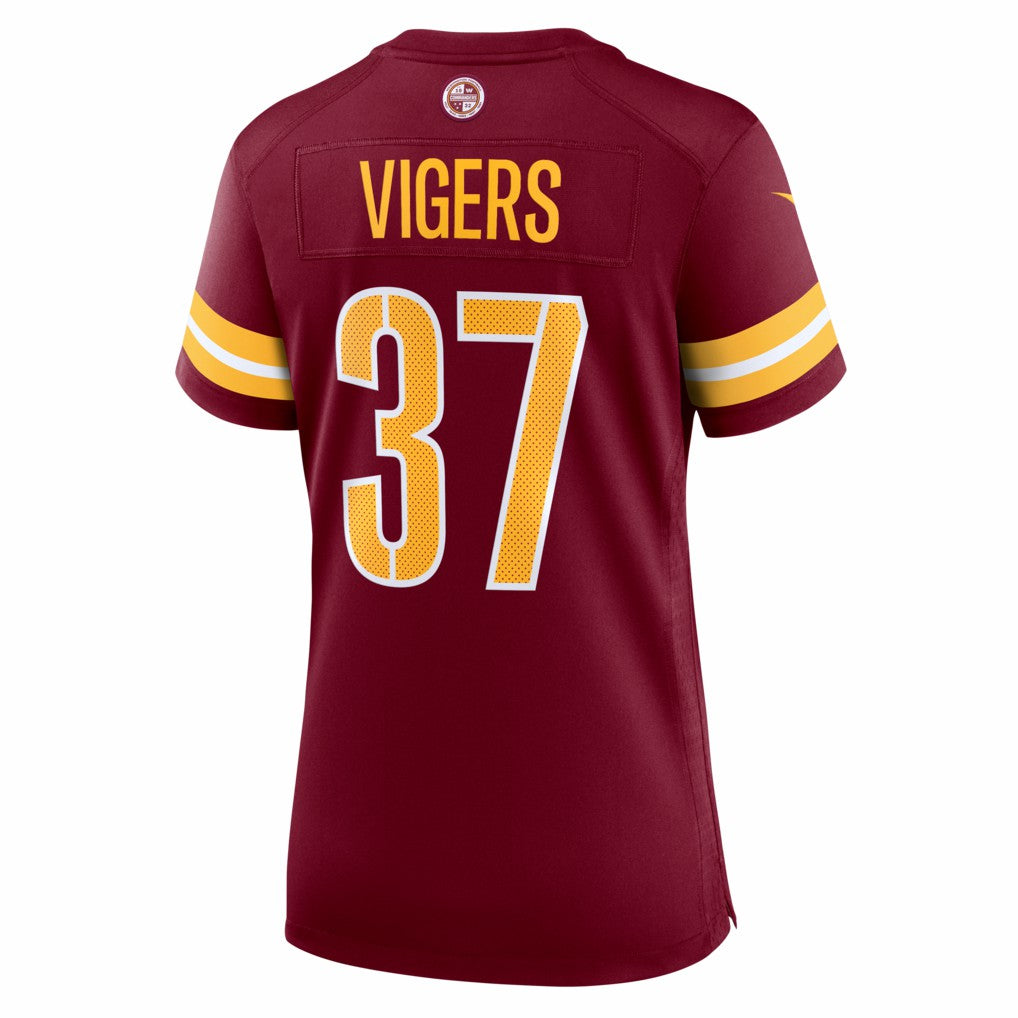 Car'lin Vigers  Women's Team Game Jersey - Washington Commanders Jerseys