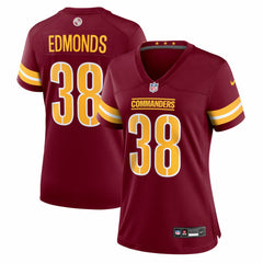 Chase Edmonds  Women's Team Game Jersey - Washington Commanders Jerseys