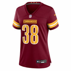 Chase Edmonds  Women's Team Game Jersey - Washington Commanders Jerseys