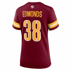 Chase Edmonds  Women's Team Game Jersey - Washington Commanders Jerseys