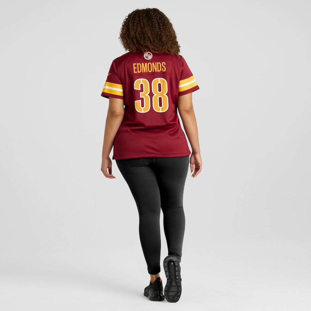 Chase Edmonds  Women's Team Game Jersey - Washington Commanders Jerseys