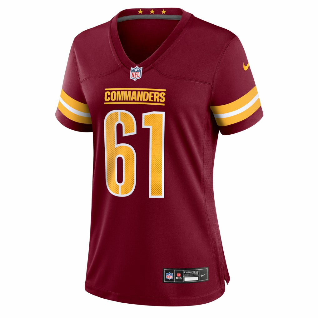 Tyler Cooper  Women's Team Game Jersey - Washington Commanders Jerseys