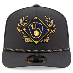 Charcoal Milwaukee Brewers New Era 2025 National League Division Series Champions 9SEVENTY Adjustable Hat