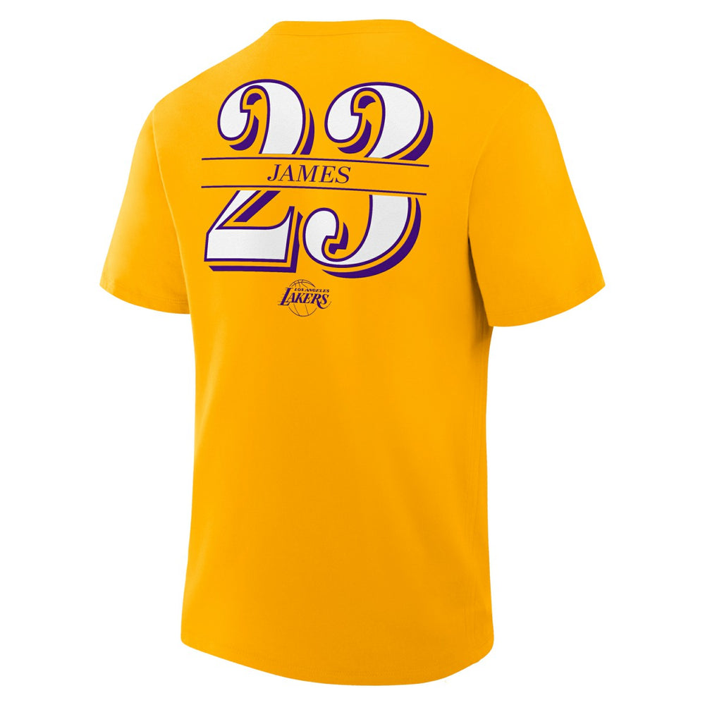 Fanatics LeBron James Los Angeles Lakers In The Paint Name & Number T-Shirt