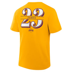 Fanatics LeBron James Los Angeles Lakers In The Paint Name & Number T-Shirt