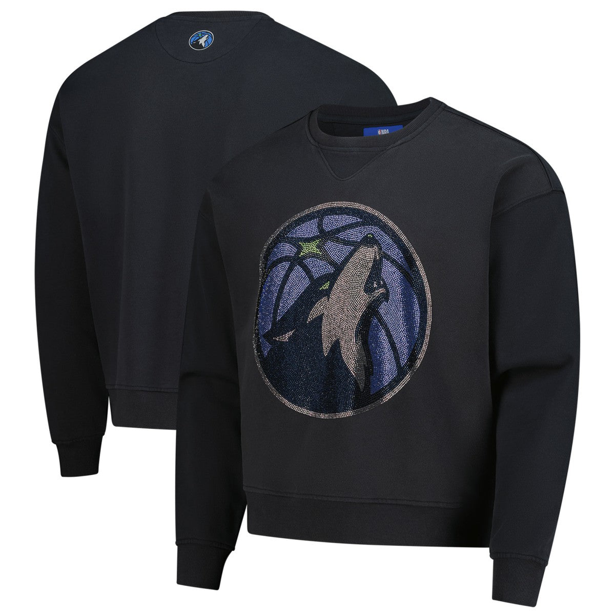Minnesota Timberwolves Terez Unisex Oversized Gemstone Logo Sweatshirt