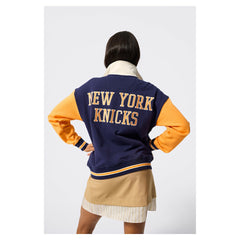 New York Knicks Terez Unisex Colorblock Quarter-Zip Pullover