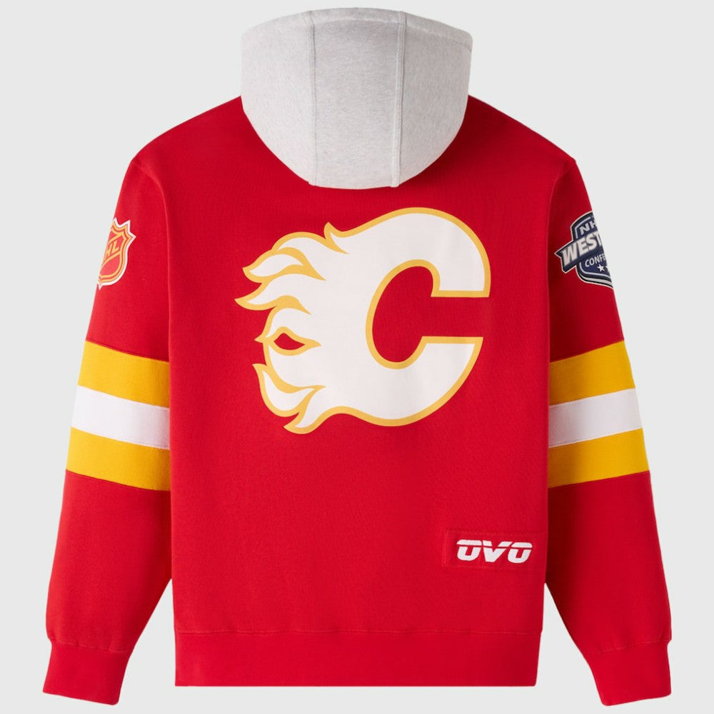 NHL Calgary Flames OVO x NHL Fleece Hoodie