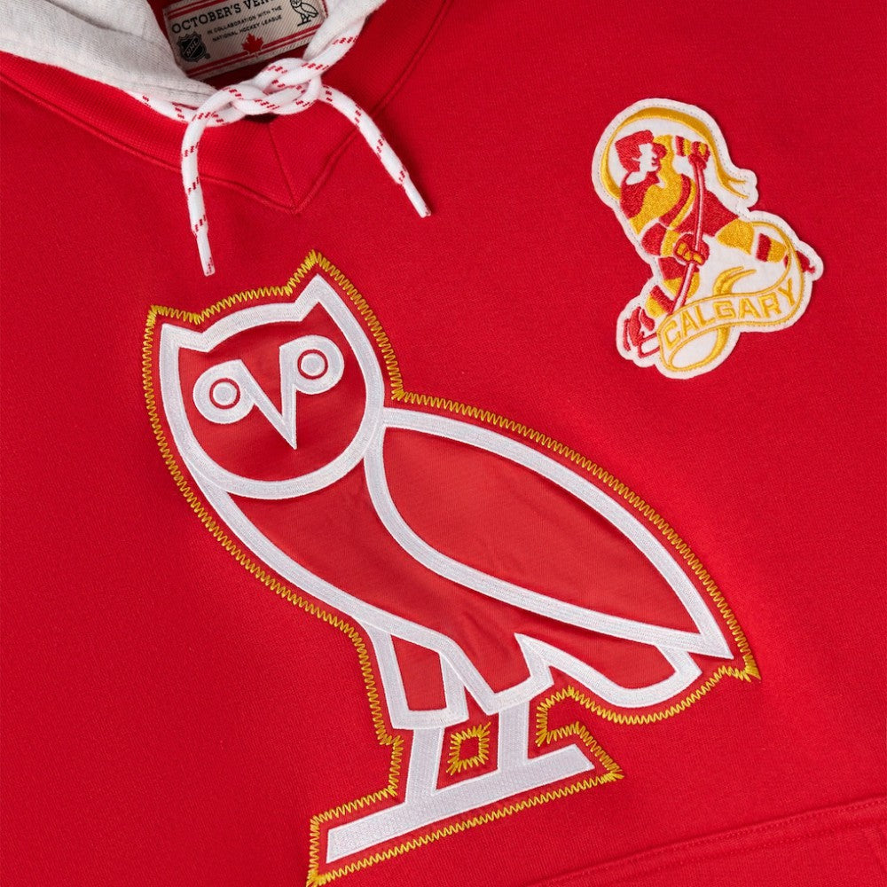 NHL Calgary Flames OVO x NHL Fleece Hoodie