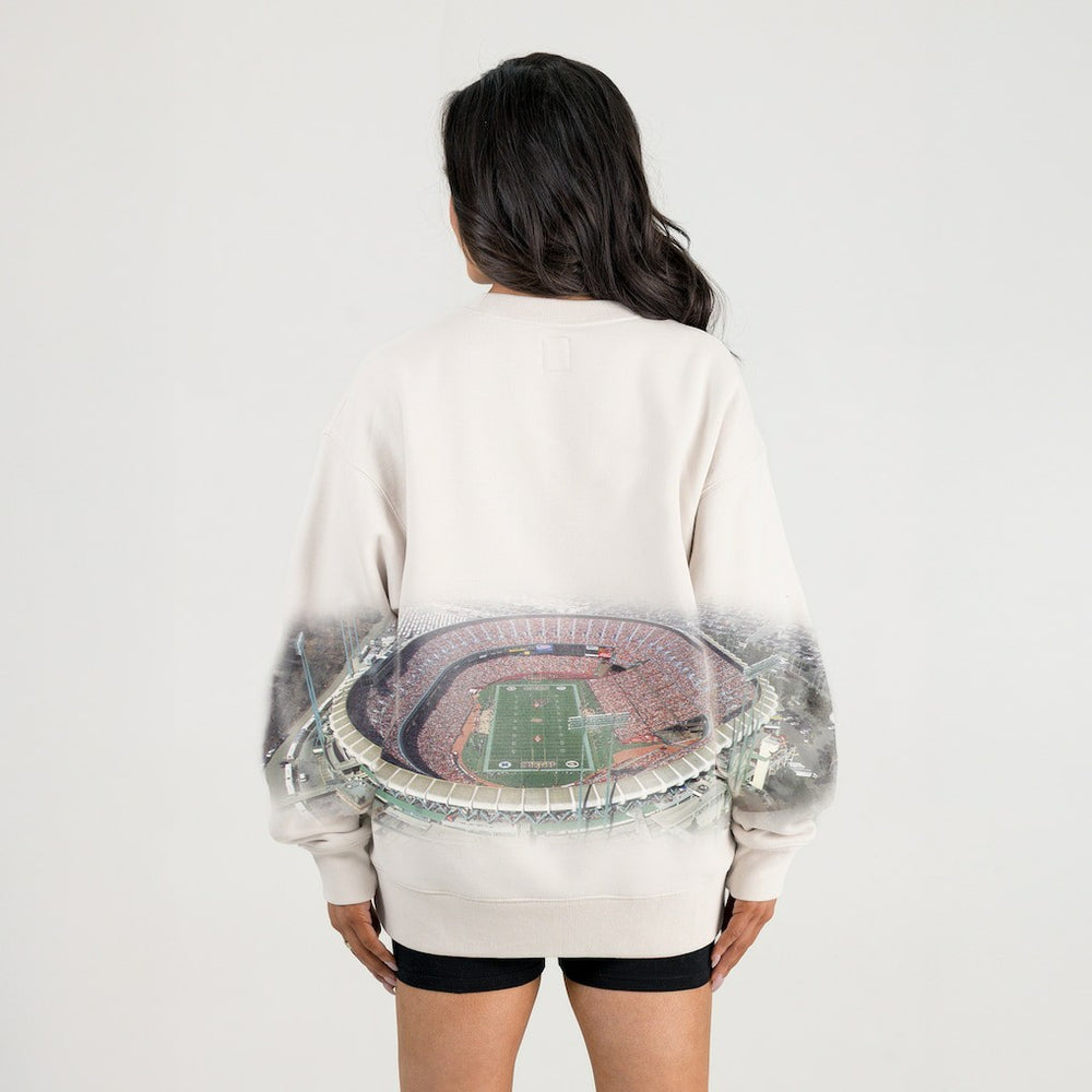Gameday Couture Women's Power Move Stadium Premium Drop Shoulder Sweatshirt - San Francisco 49ers Sweatshirts