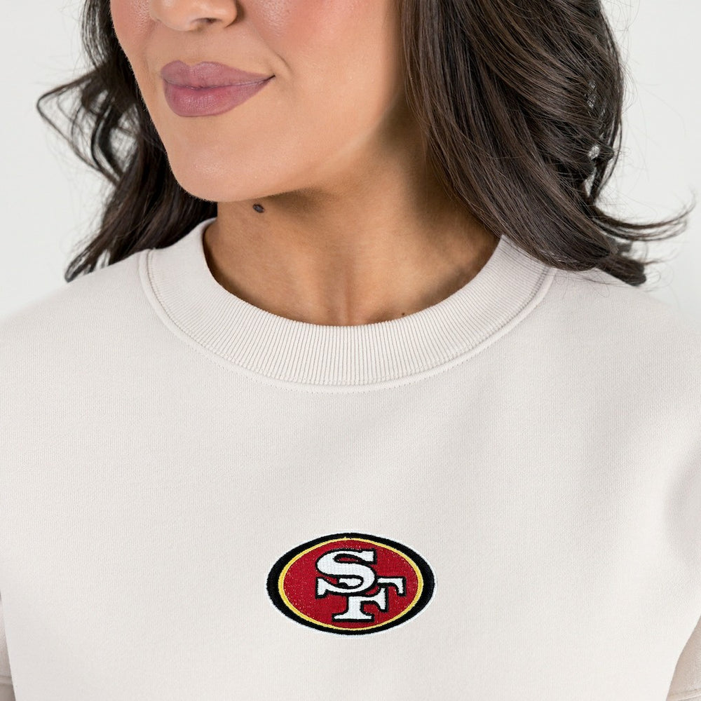 Gameday Couture Women's Power Move Stadium Premium Drop Shoulder Sweatshirt - San Francisco 49ers Sweatshirts
