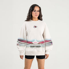 Gameday Couture Women's Power Move Stadium Premium Drop Shoulder Sweatshirt - Kansas City Chiefs Sweatshirts