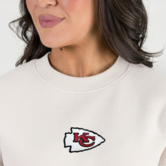 Gameday Couture Women's Power Move Stadium Premium Drop Shoulder Sweatshirt - Kansas City Chiefs Sweatshirts