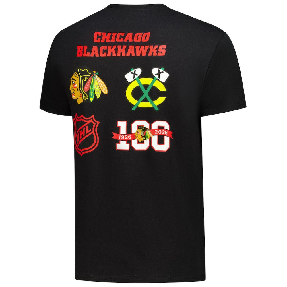 NHL Chicago Blackhawks Starter Logo Collage T-Shirt