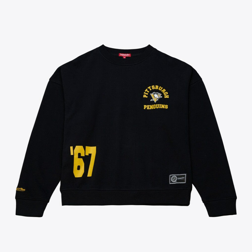 NHL Pittsburgh Penguins Mitchell & Ness Women's Crewneck Sweatshirt