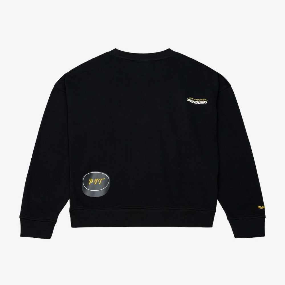 NHL Pittsburgh Penguins Mitchell & Ness Women's Crewneck Sweatshirt