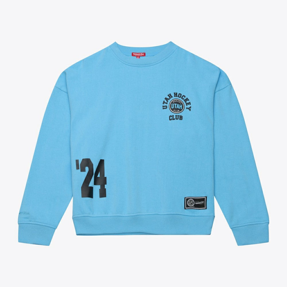 NHL Utah Mammoth Mitchell & Ness Women's Crewneck Sweatshirt